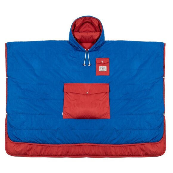 Poler Reversible NY Rangers Poncho with Drawstring Storage Pouch - Picture 2 of 10